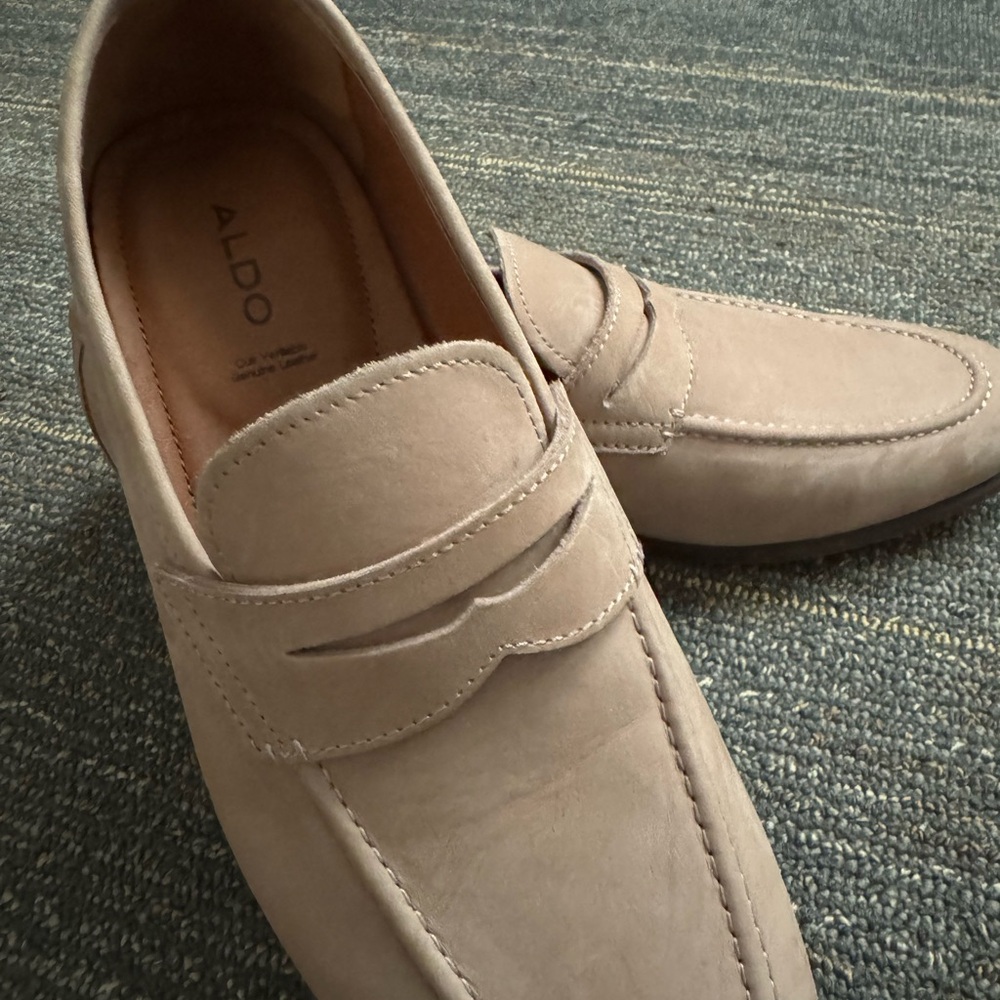 Men’s Aldo Dylan MFA19671 Classic Moc-Toe Penny Loafers - Picture 5 of 6